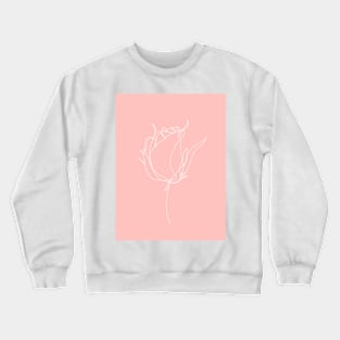 Pink Petal Flower Crewneck Sweatshirt